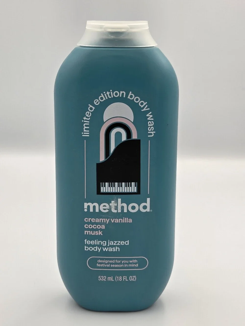 method Creamy Vanilla Cocoa Musk Body Wash 18 Oz Nwt